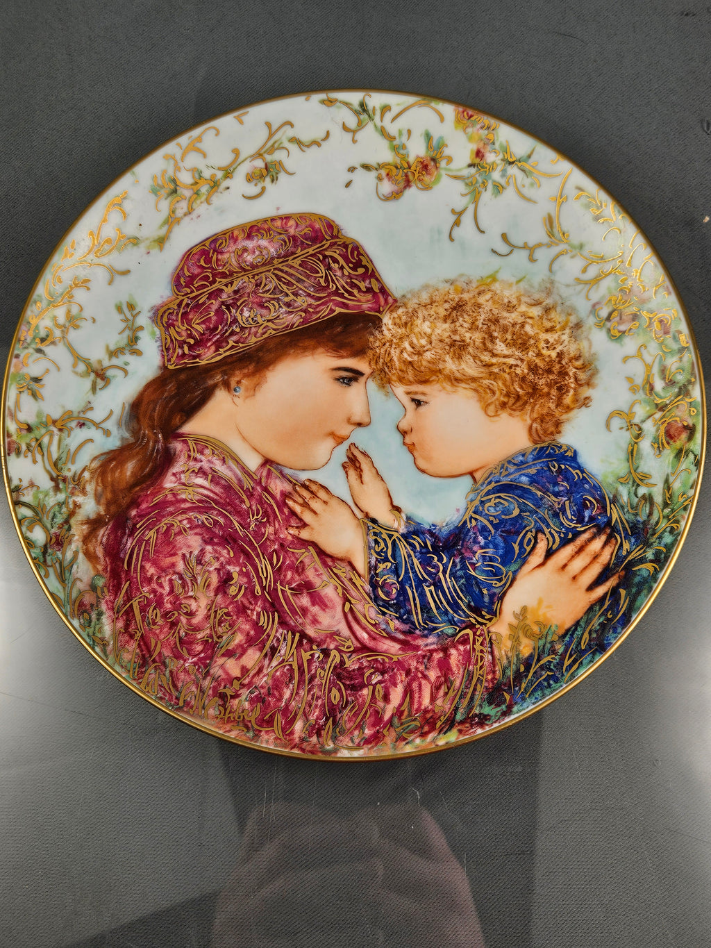 "Sarah and Tess" by the Edwin M. Knowles China Company