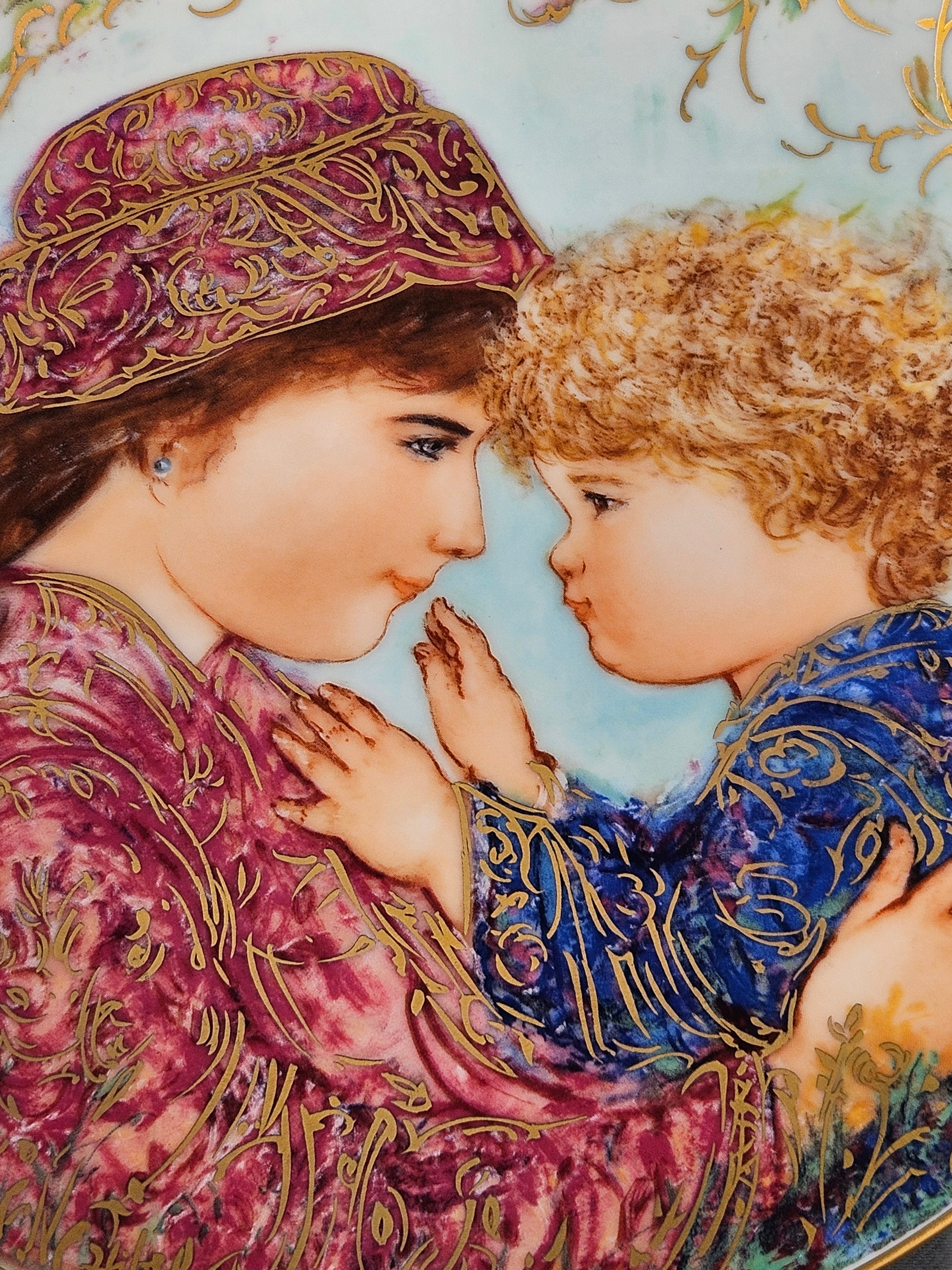 "Sarah and Tess" by the Edwin M. Knowles China Company