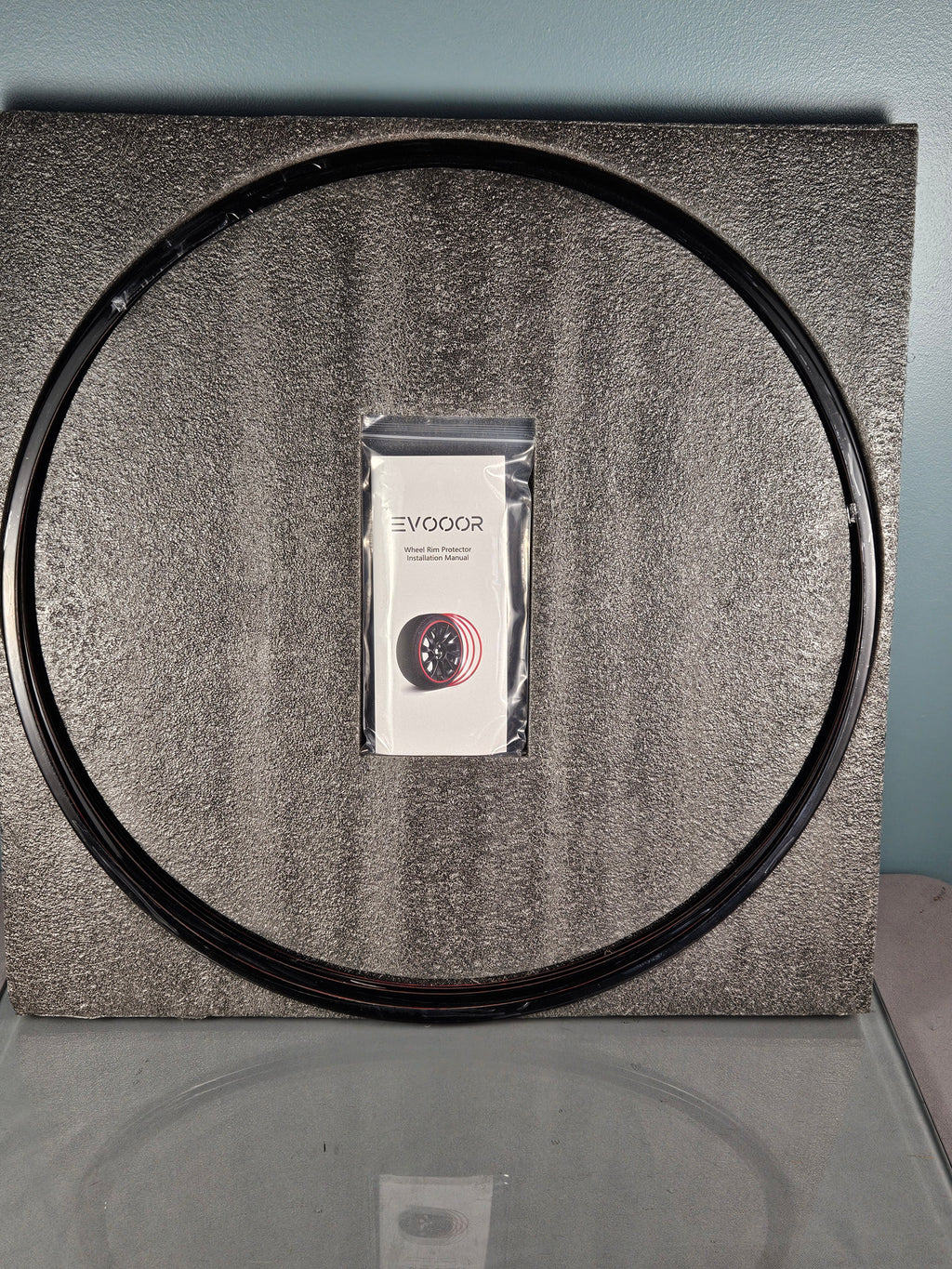 EVOOOR Black Alloy Rim Protector for 22" Rims