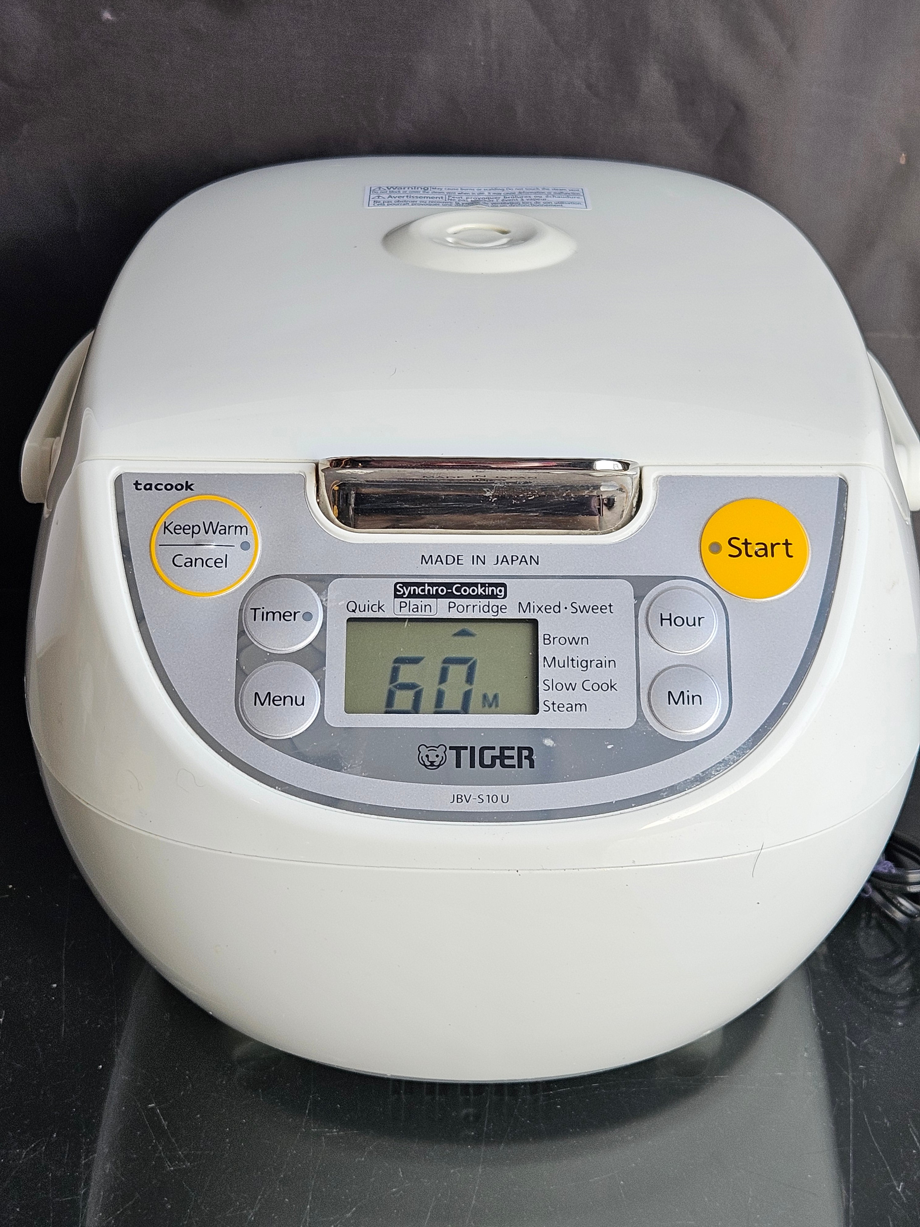 Tiger JBV-S10U Micom Rice Cooker
