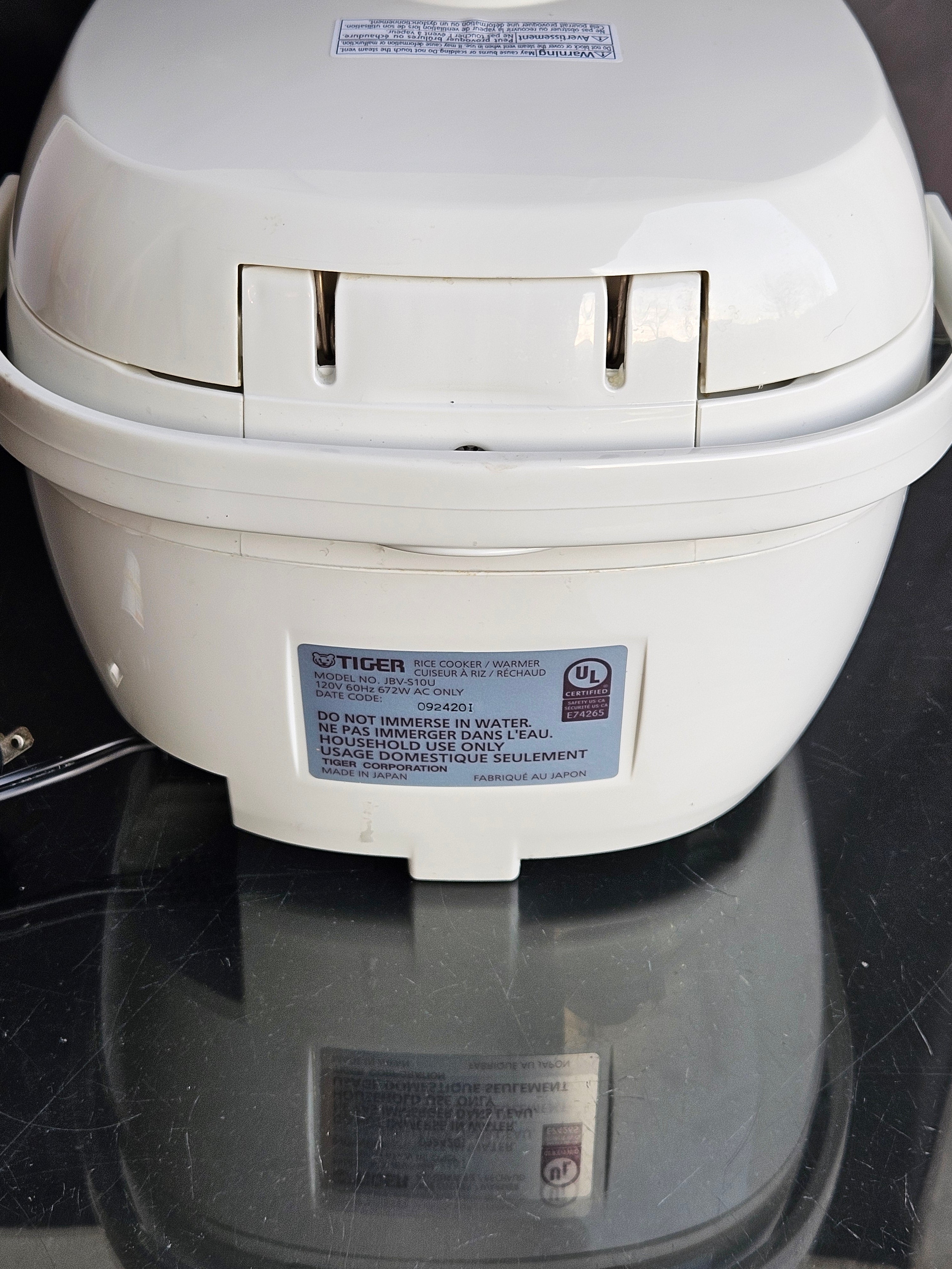 Tiger JBV-S10U Micom Rice Cooker
