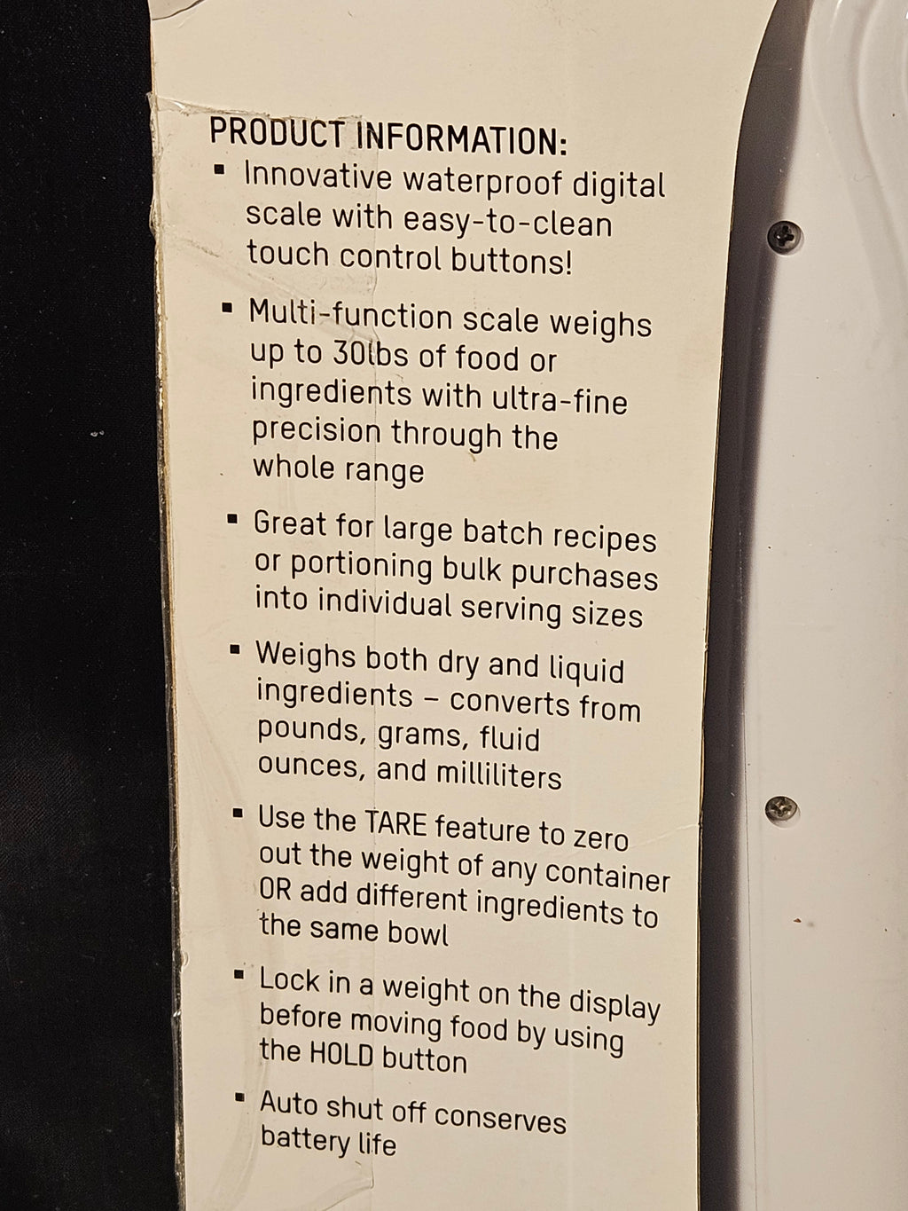 Taylor Digital Waterproof Kitchen Scale