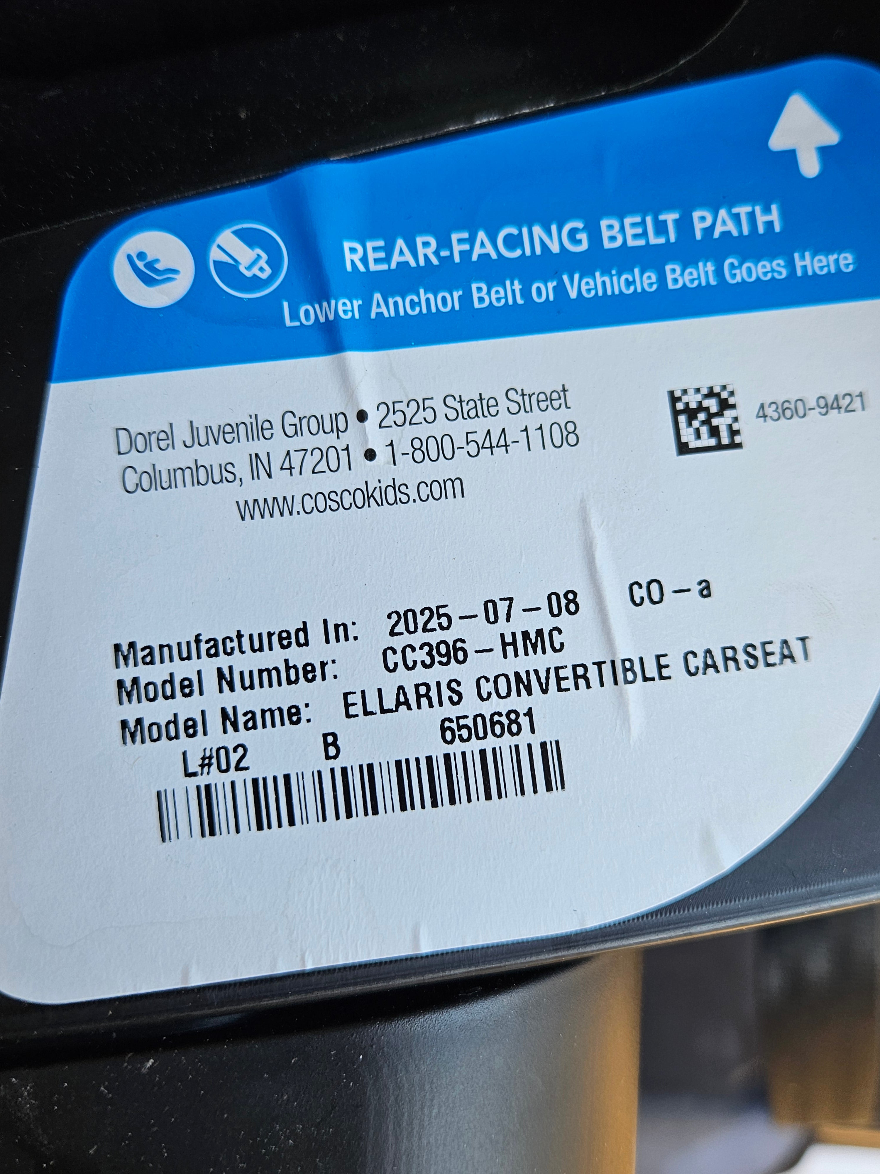 Safety 1st Ellaris 3-in-1 Convertible Car Seat