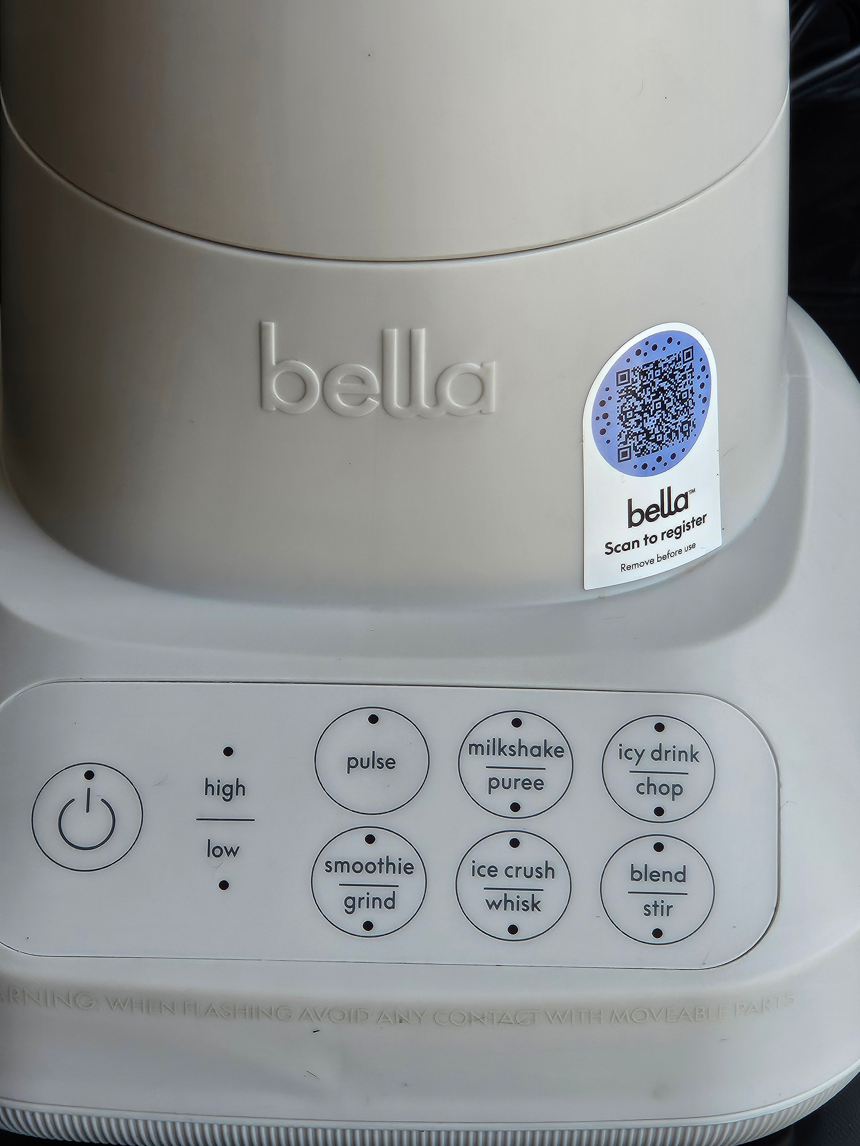 Bella Flip & Store 10-Speed Blender