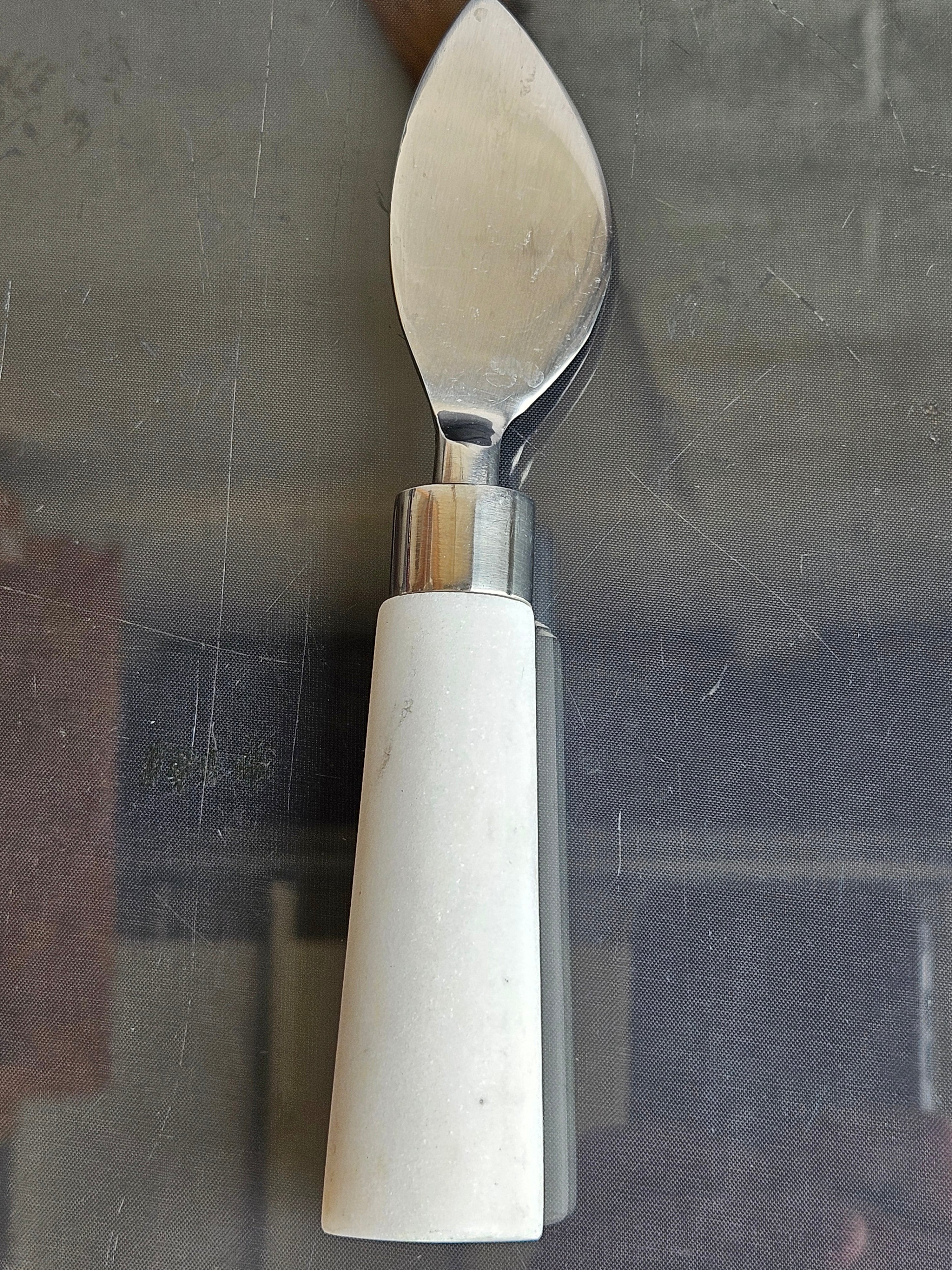 Threshold 4 pc. Marble Handle Cheese Knife Set