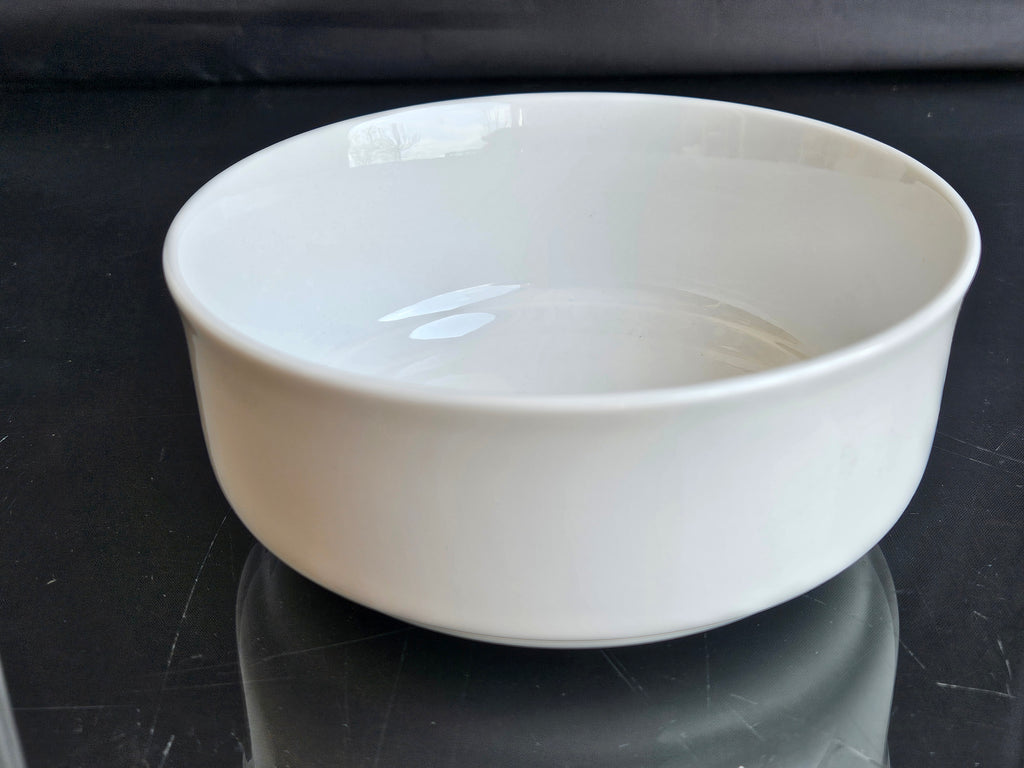 Over & Back Rimmed 12-piece Glossy Porcelain Dinnerware Set