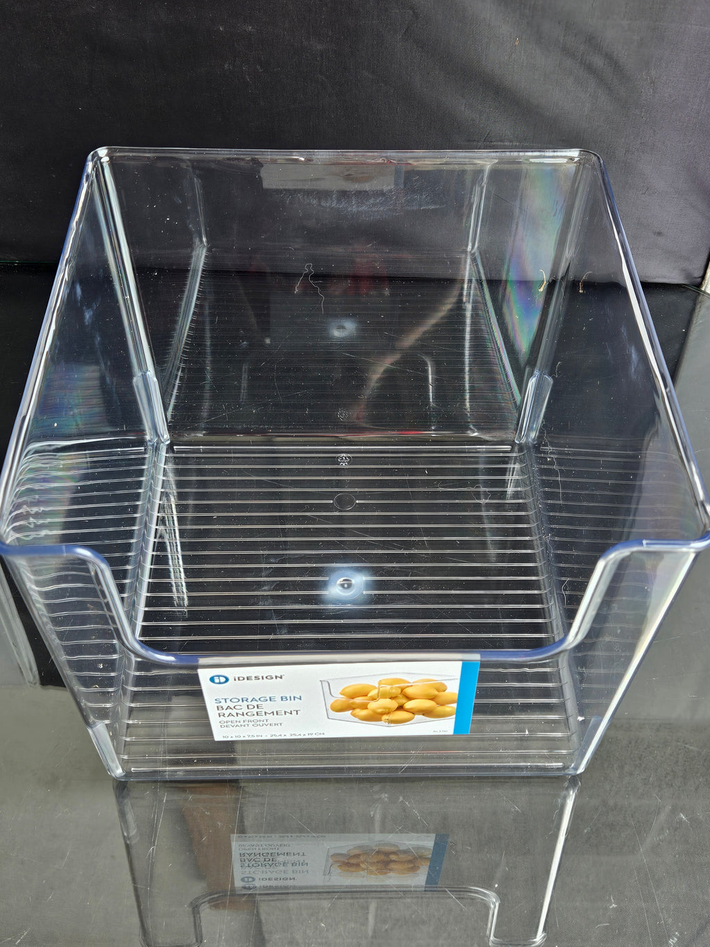 iDesign Open-Front Storage Bins - Set of 4