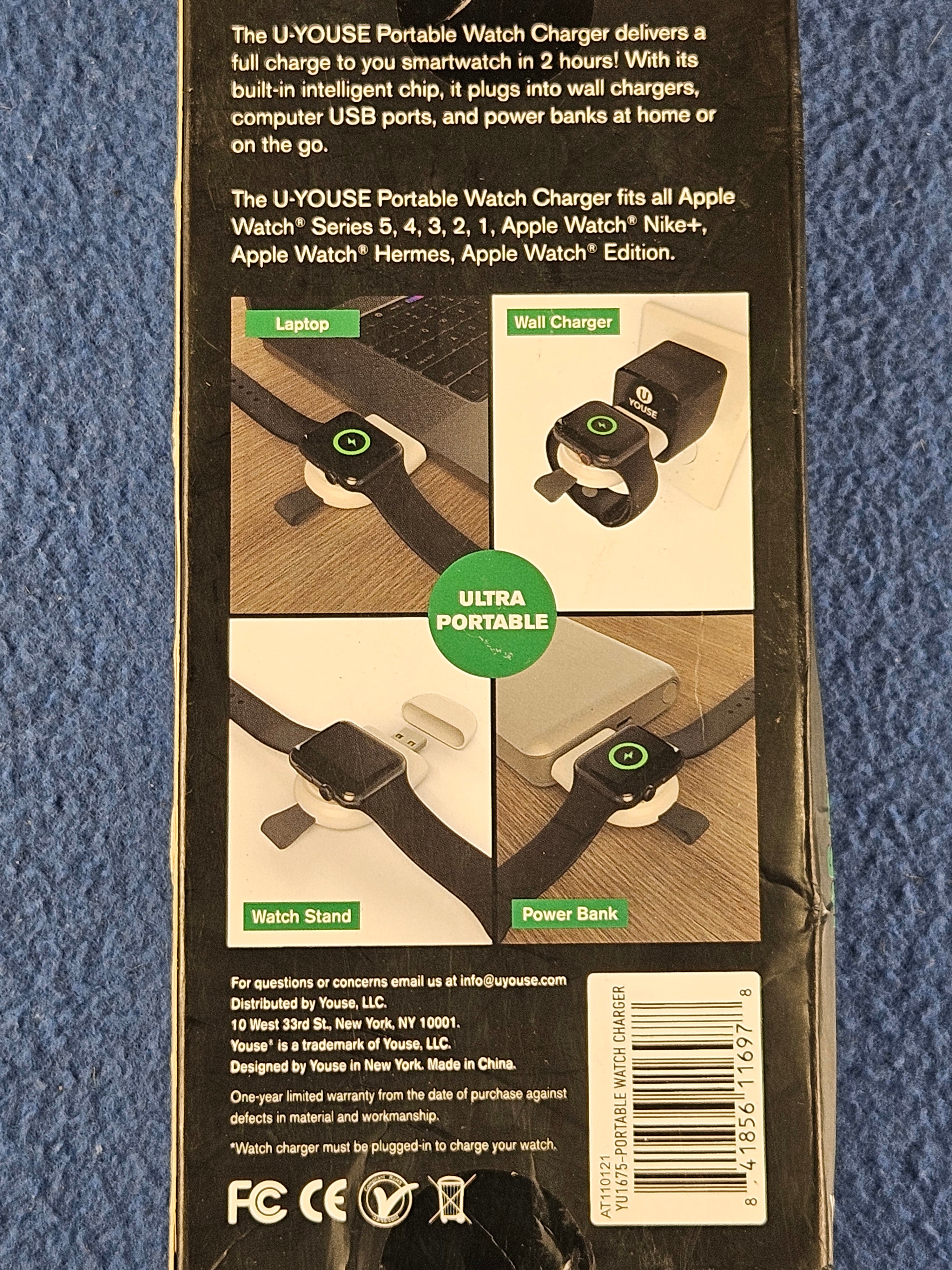 U-Youse Portable Watch Charger