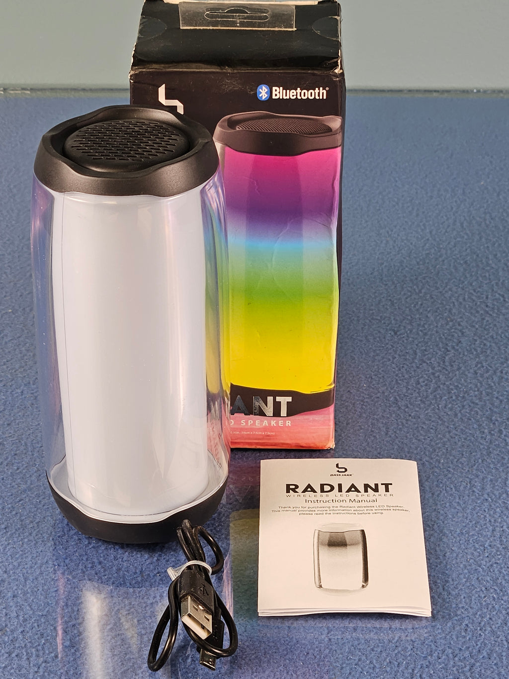 Bass Jaxx Radiant Wireless LED Speaker