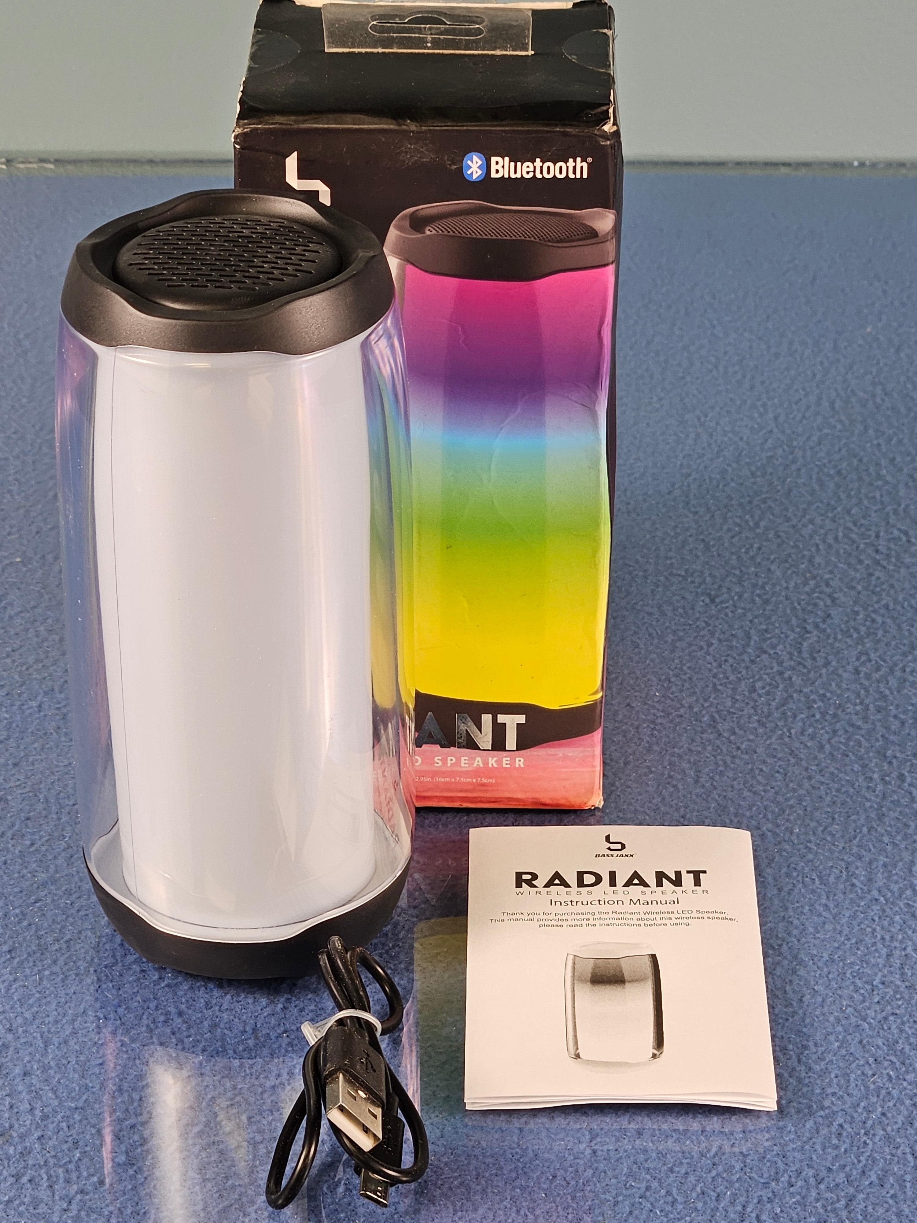 Bass Jaxx Radiant Wireless LED Speaker
