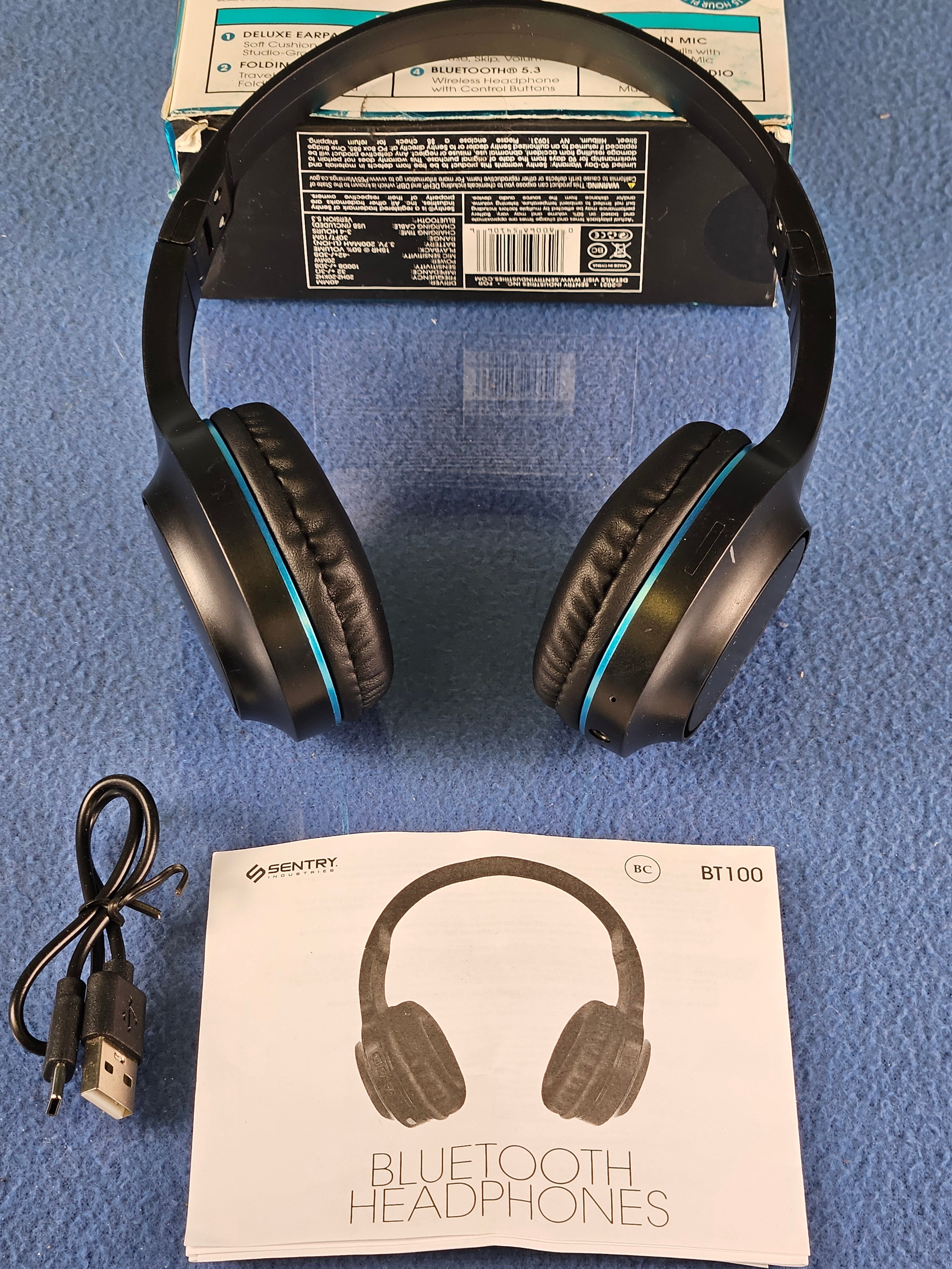 Sentry BT100 Bluetooth Wireless Headphones