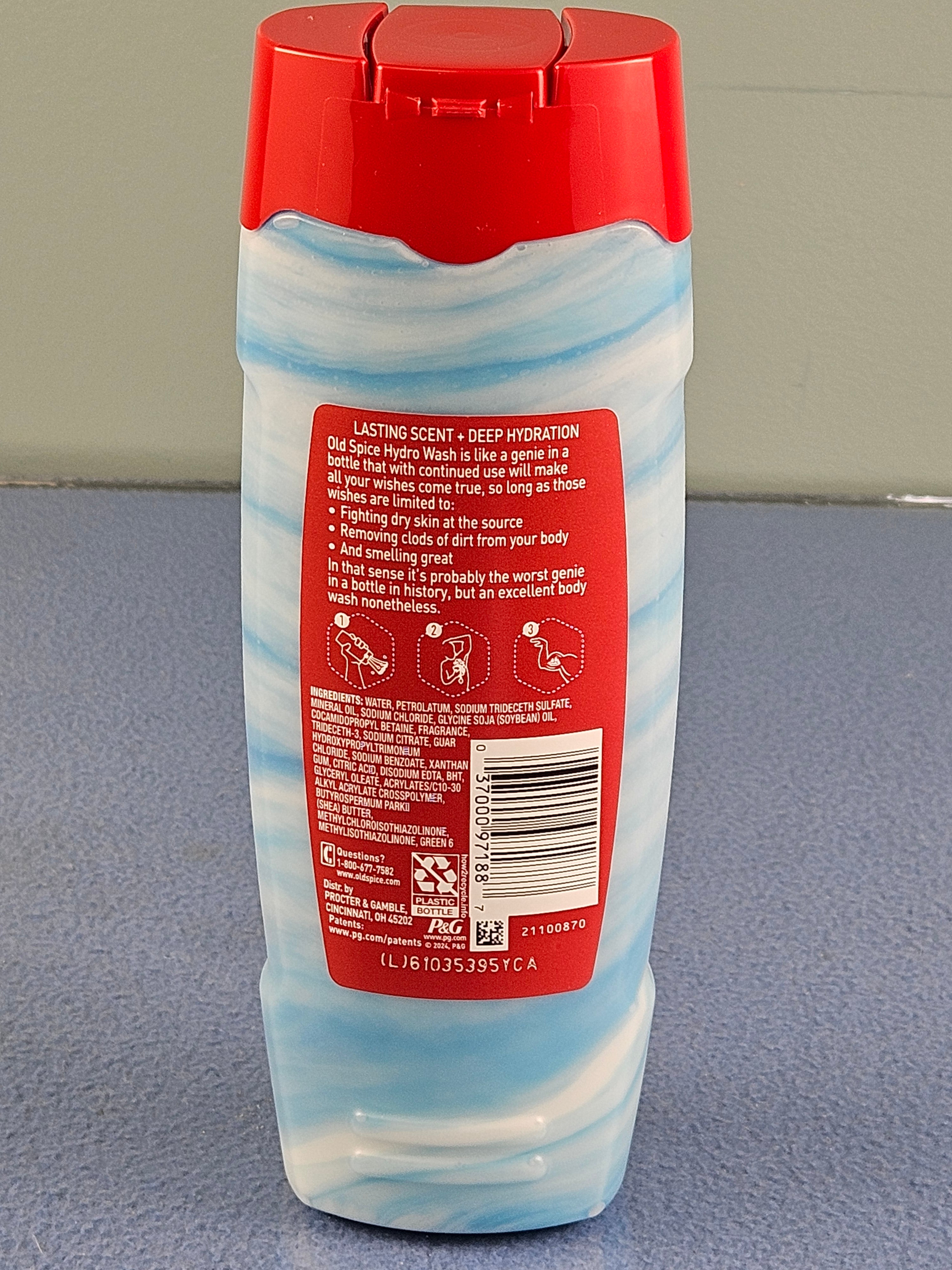 Old Spice Hydro Wash Pure Sport Moisturizing Body Wash