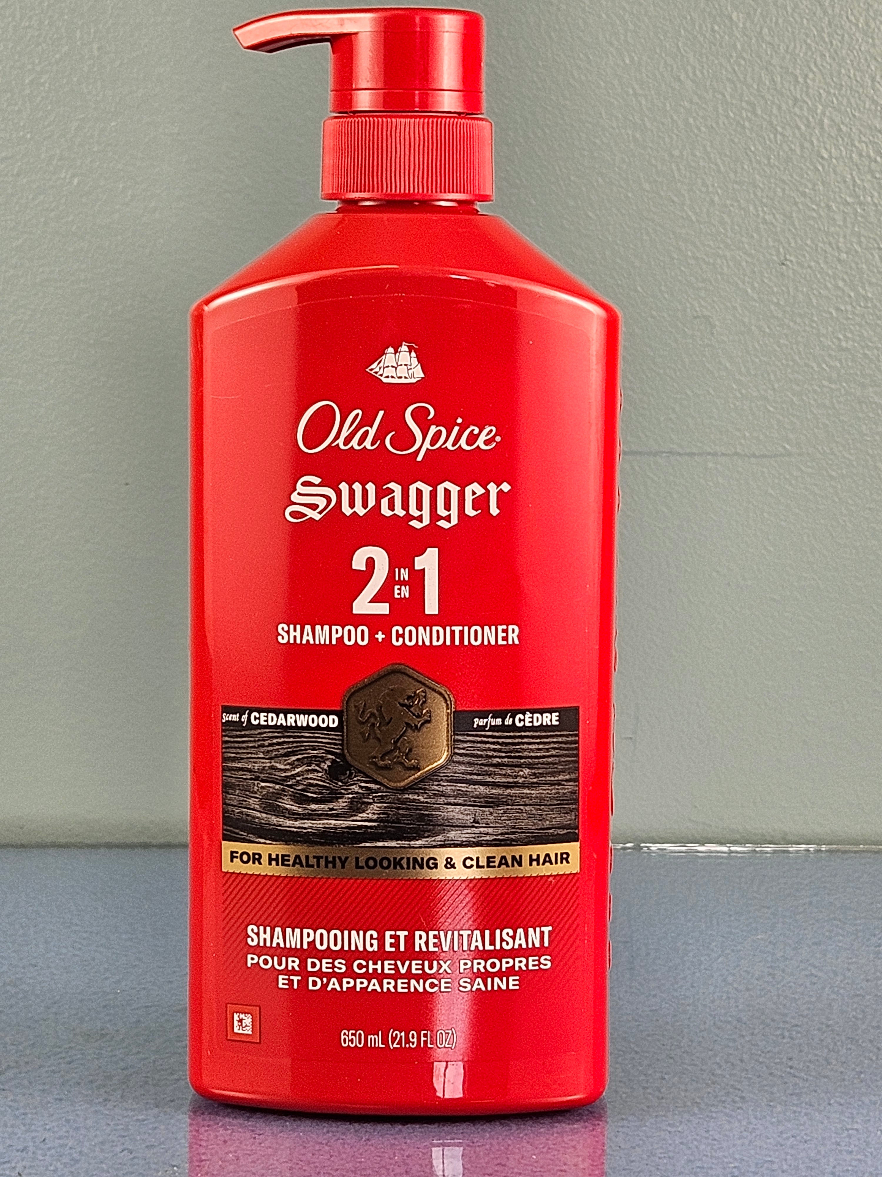Old Spice Swagger 2-in-1 Shampoo + Conditioner (21.9 fl oz / 650 ml)