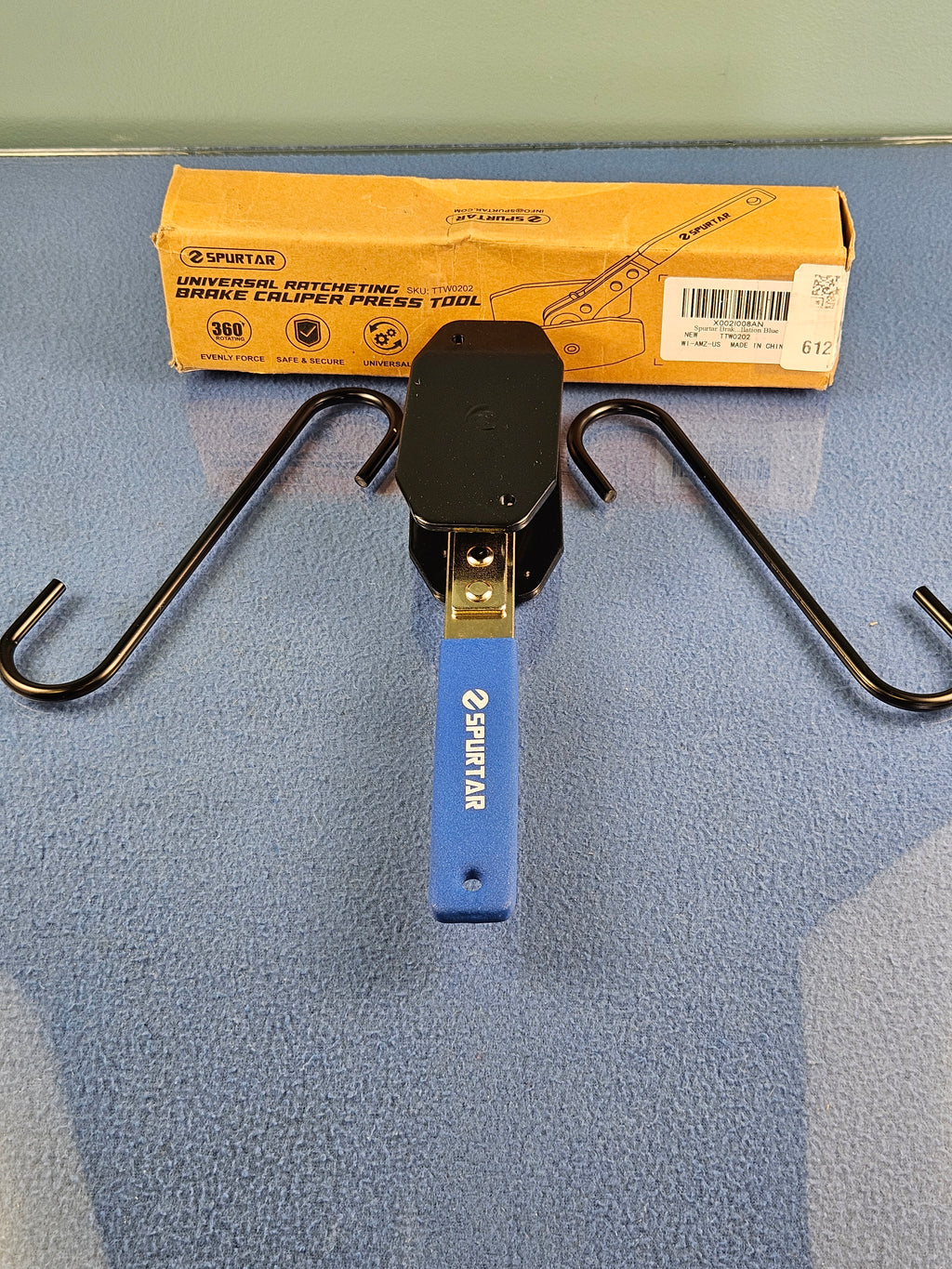 Spurtar 4-in-1 Universal Disc Brake Caliper Compression Tool & Ratchet Piston Spreader