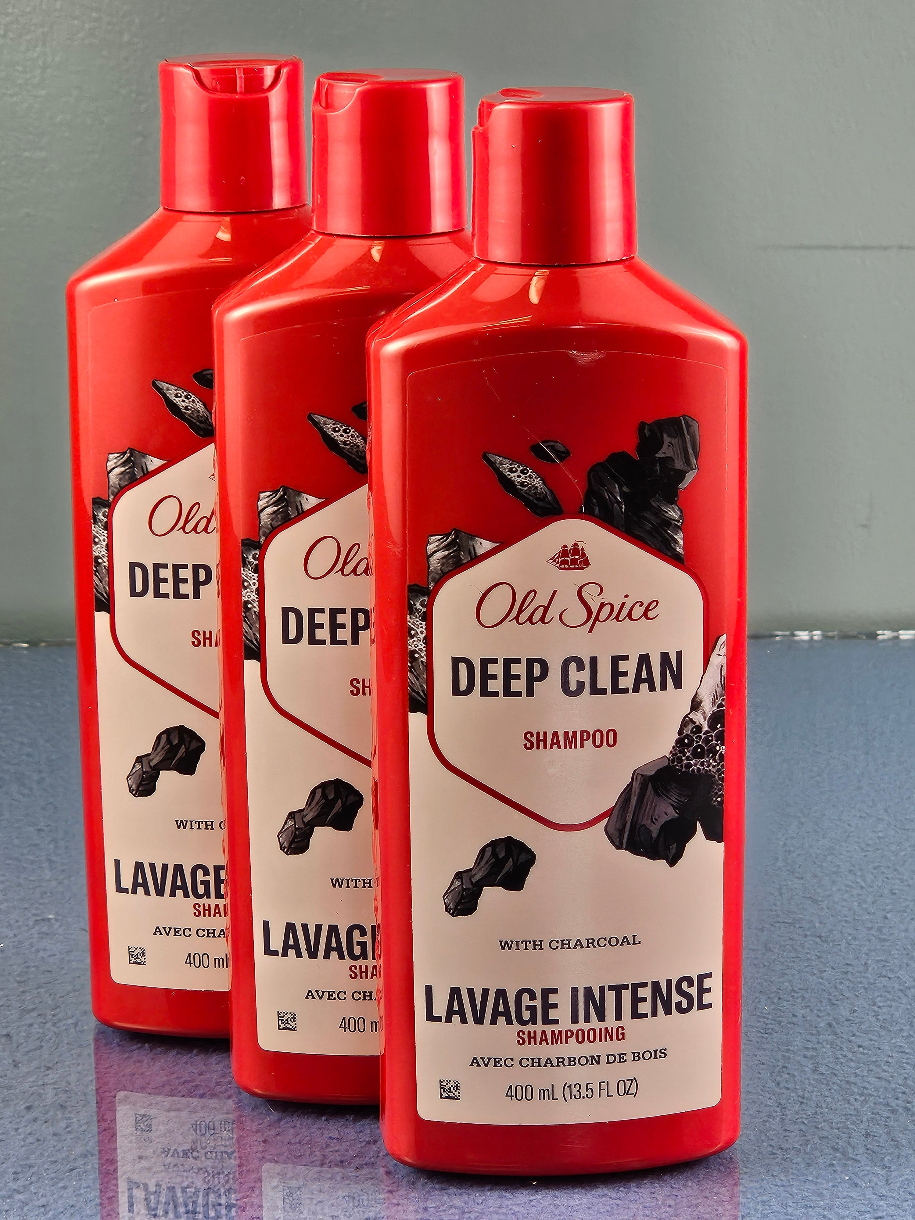 3-pk. Old Spice Deep Clean Shampoo with Charcoal ( 13.5 oz. )
