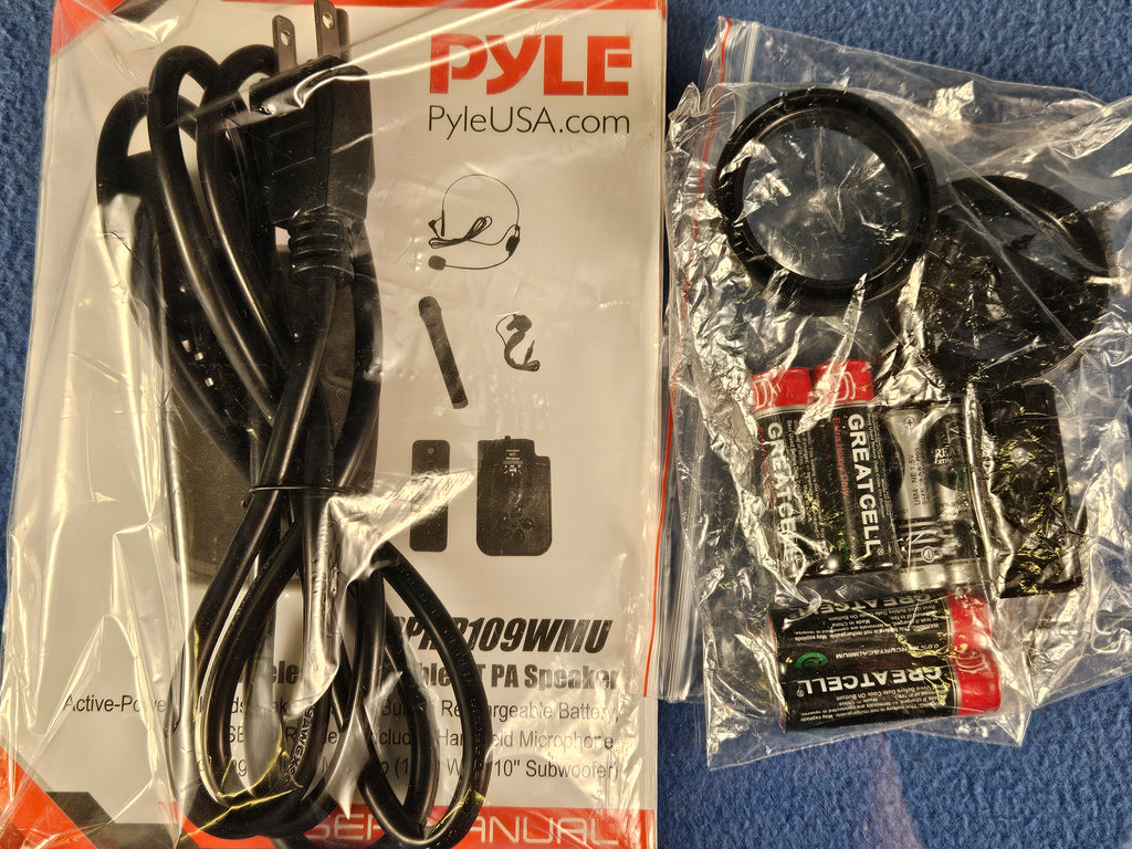 Pyle 10" 2-Way 1000W Wireless & Portable Bluetooth PA Speaker System
