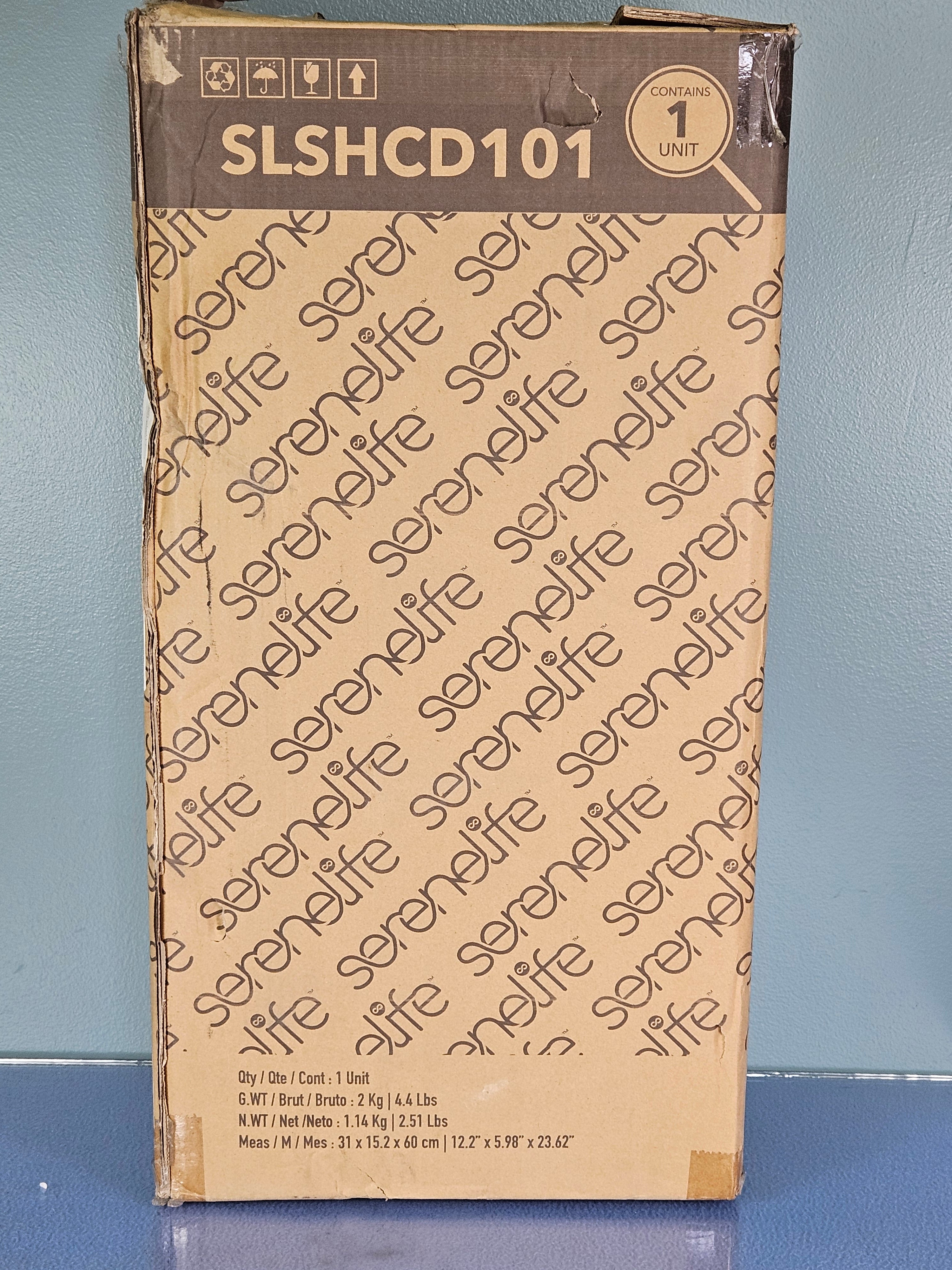 SereneLife Bamboo Hanging Shower Caddy with 3 Tiers
