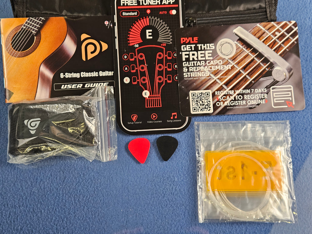 Pyle 3/4 Size 6-String Beginner Acoustic Guitar Kit