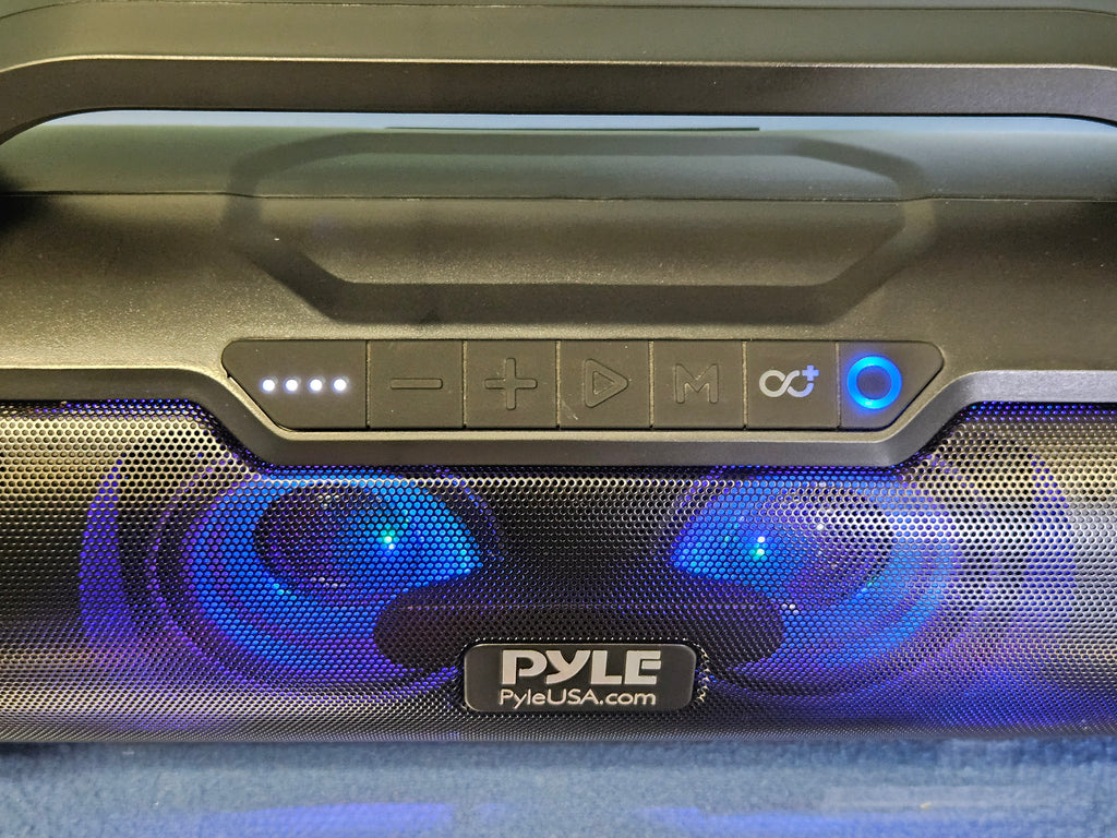 Pyle Wireless Portable Bluetooth Boombox Speaker