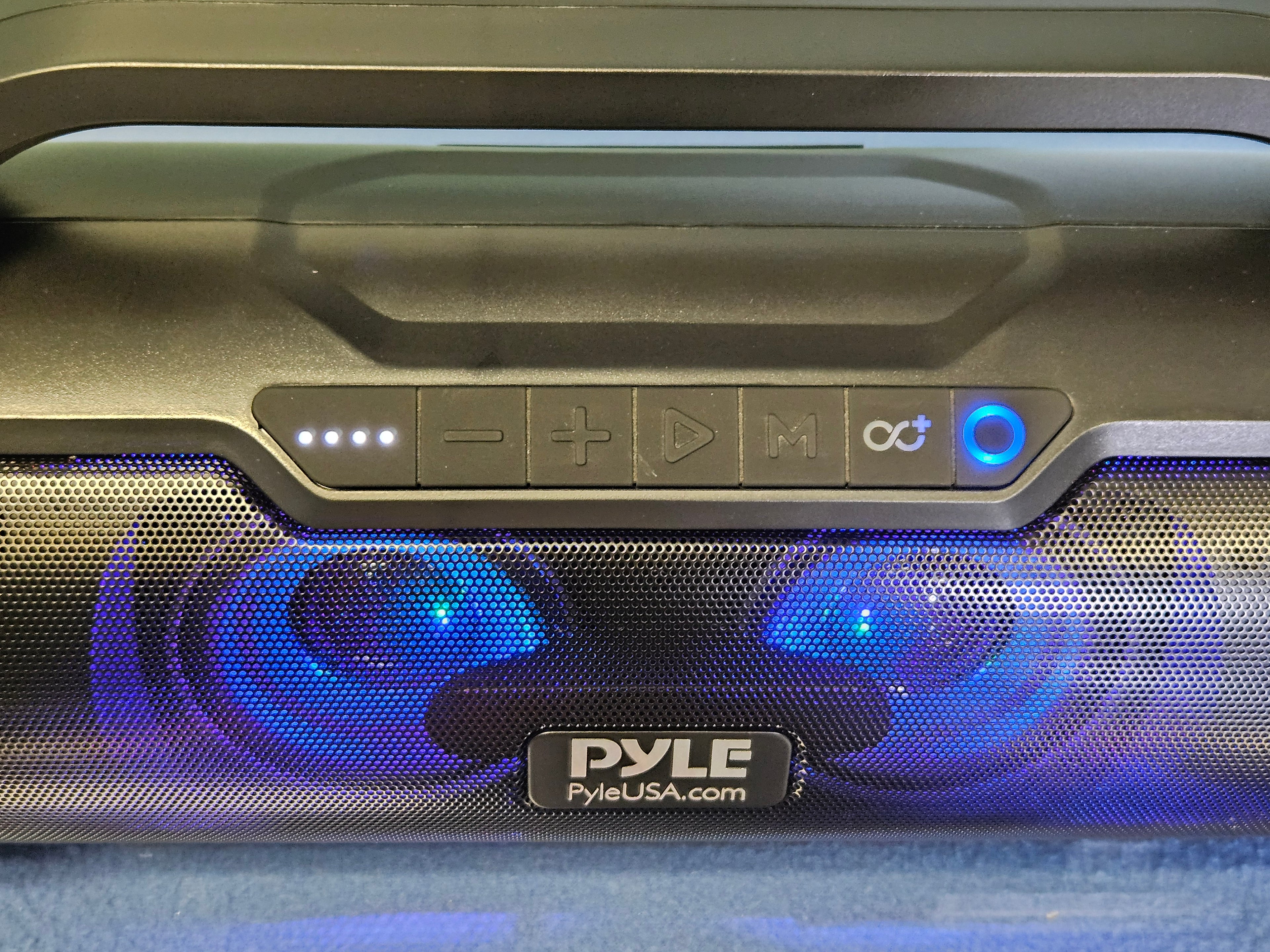 Pyle Wireless Portable Bluetooth Boombox Speaker