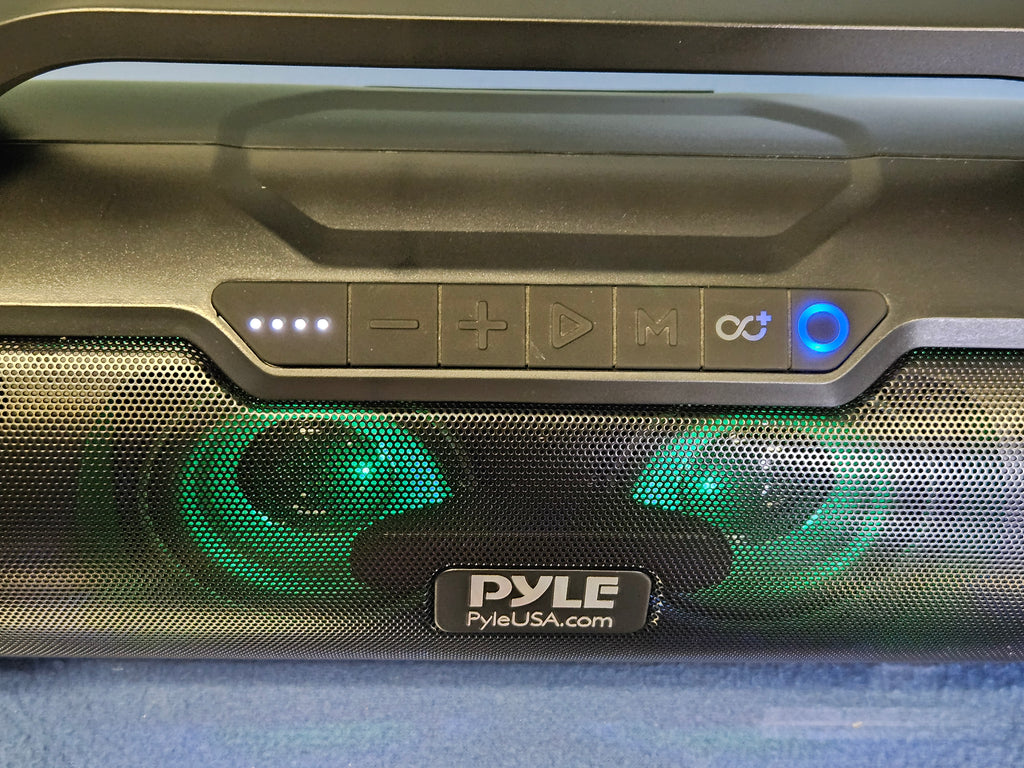 Pyle Wireless Portable Bluetooth Boombox Speaker