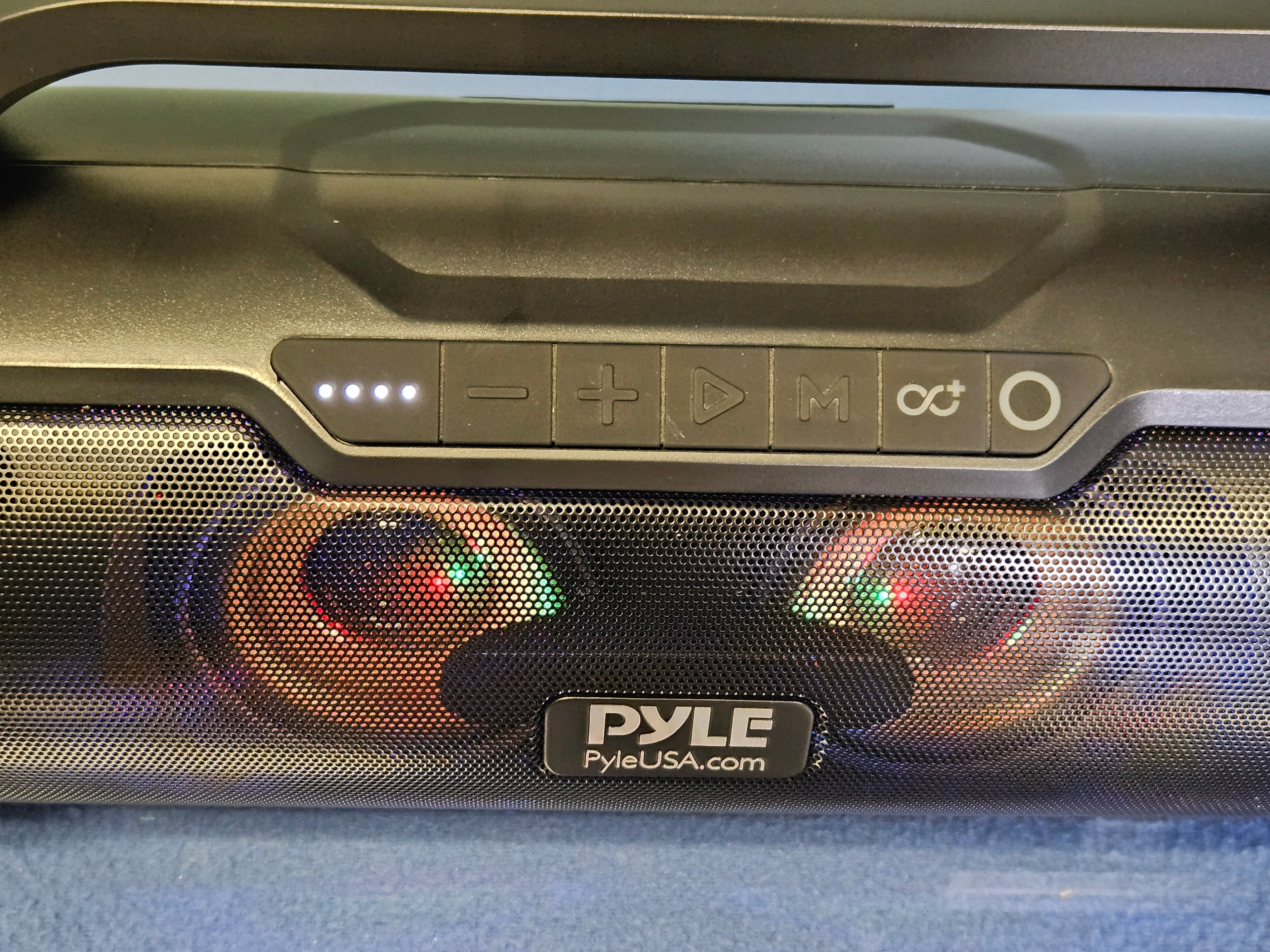 Pyle Wireless Portable Bluetooth Boombox Speaker