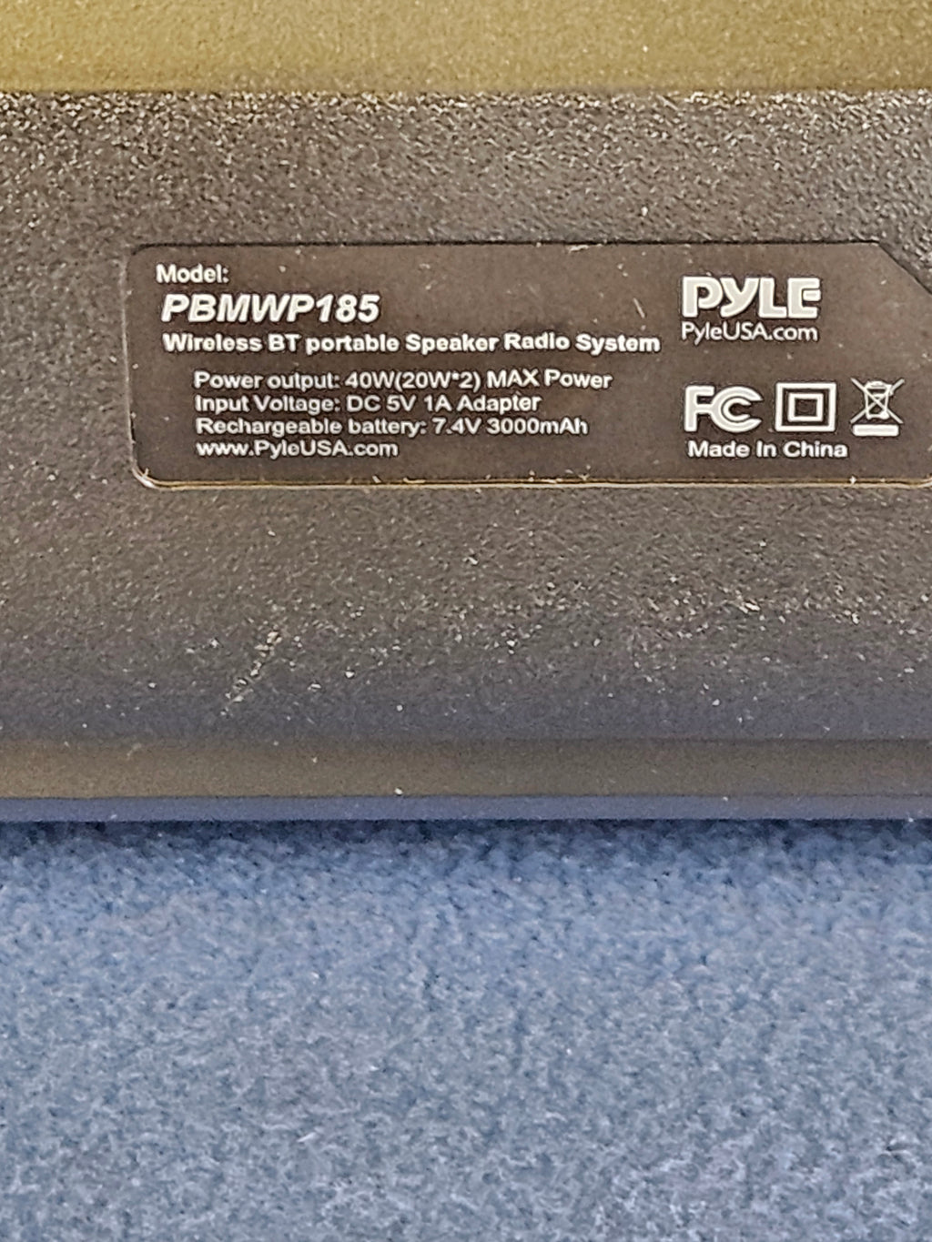 Pyle Wireless Portable Bluetooth Boombox Speaker