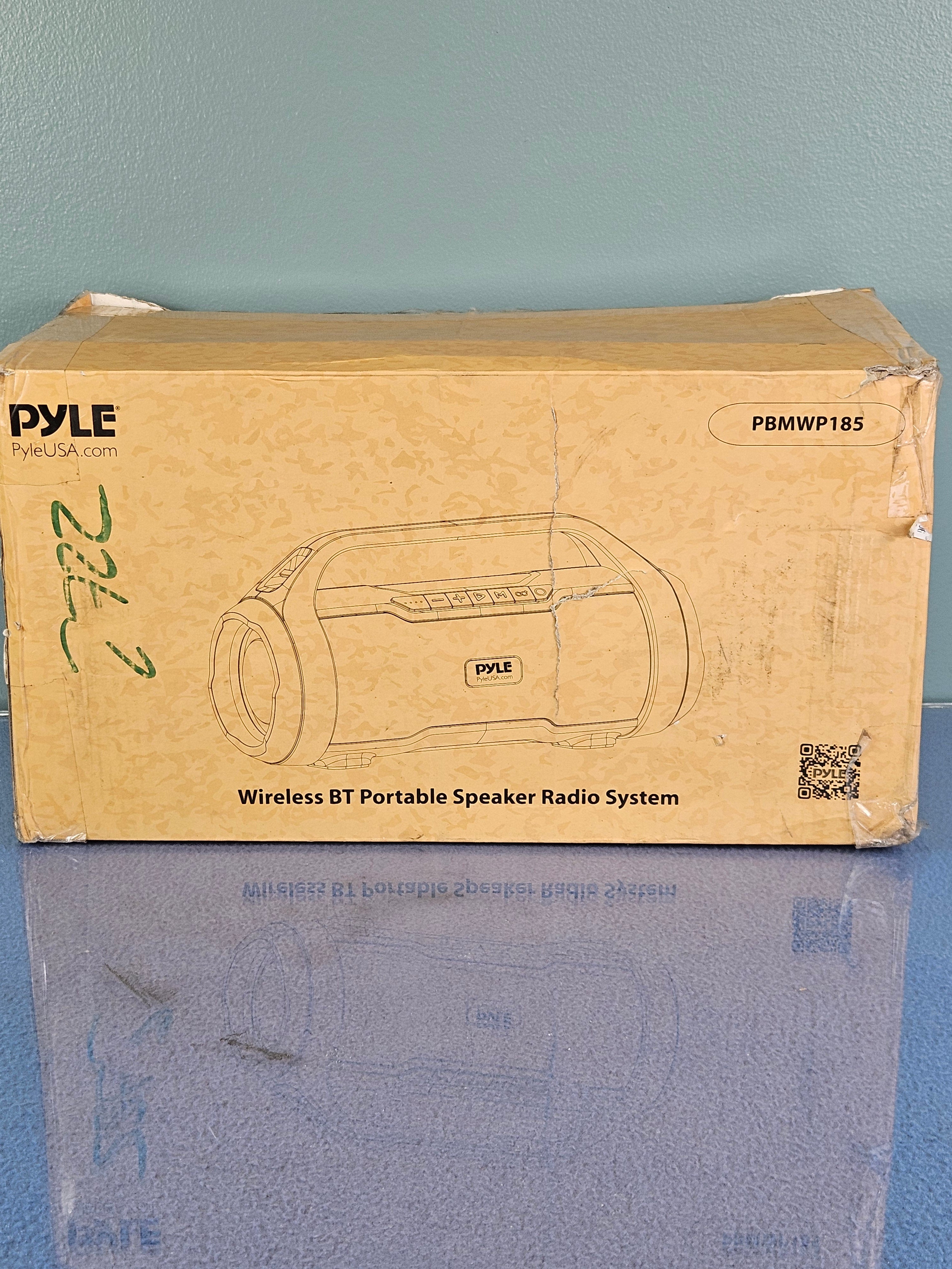 Pyle Wireless Portable Bluetooth Boombox Speaker