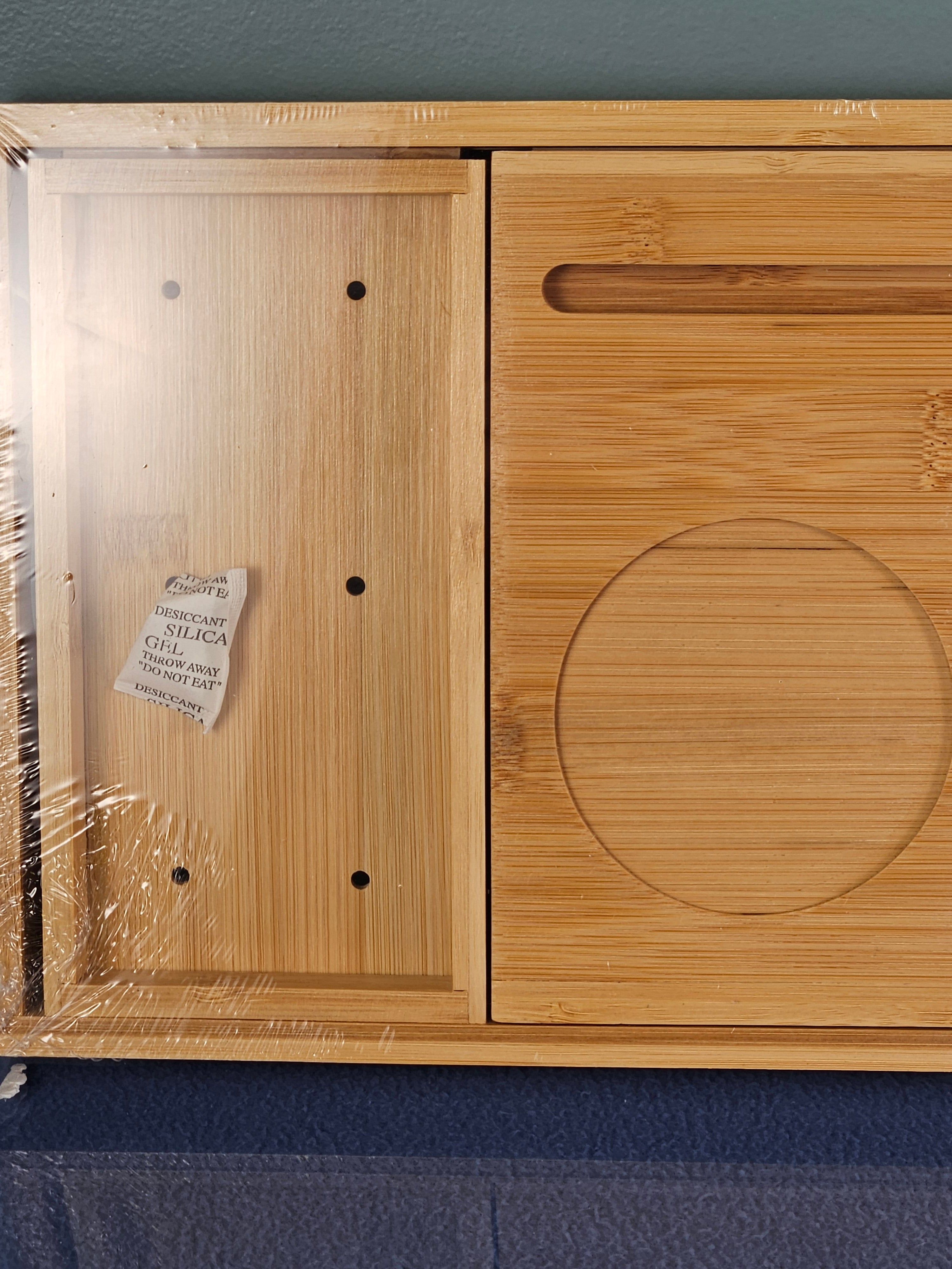 SereneLife Premium Bamboo Bathtub Tray Caddy