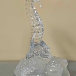 Cristal d'Arques Seahorse Figurine