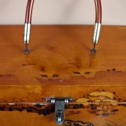 Vintage Japanese Wooden Handbag