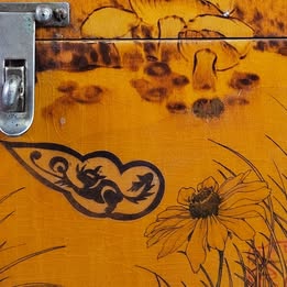 Vintage Japanese Wooden Handbag