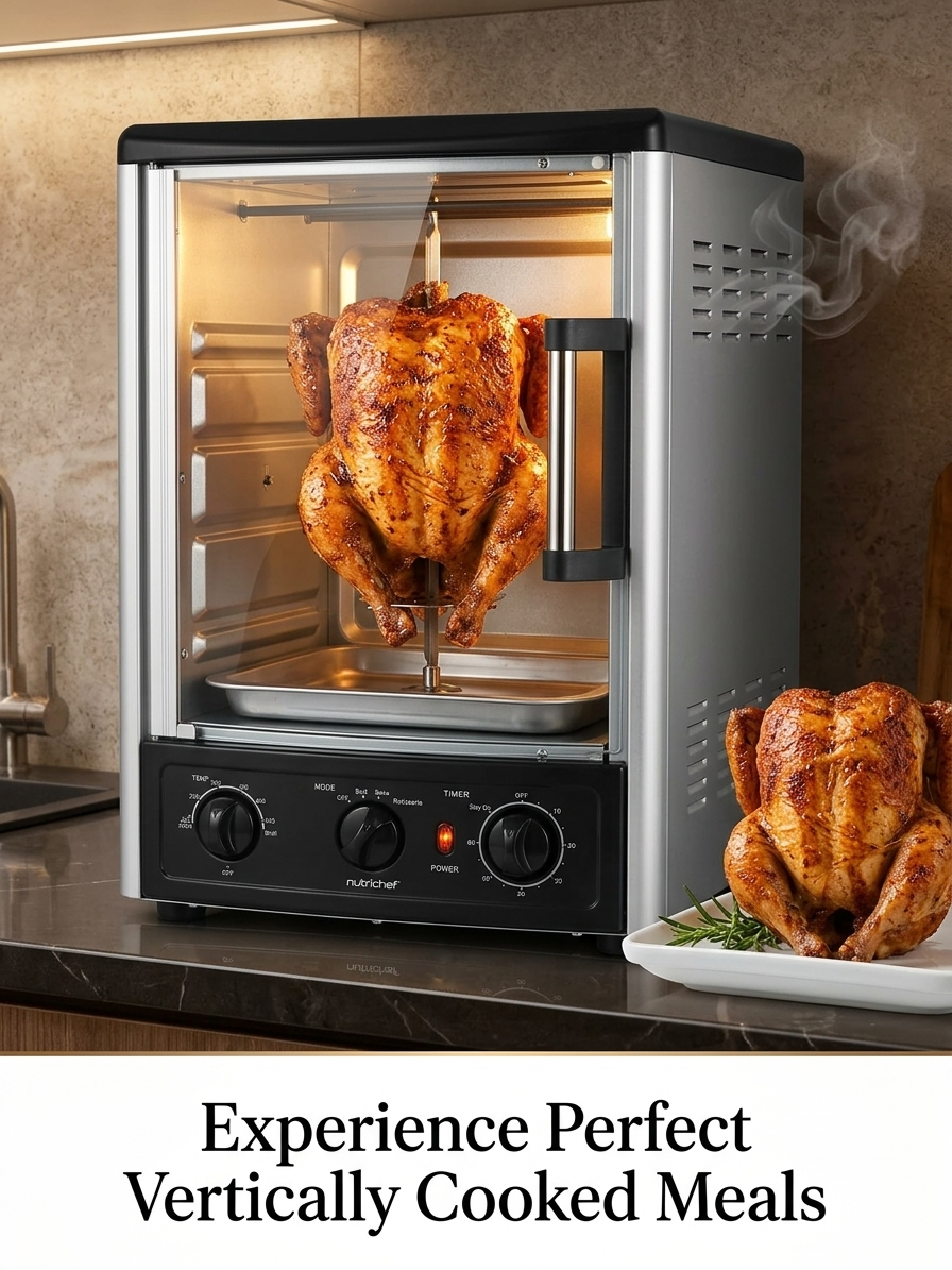 NutriChef Kitchen Multi-Function Vertical Oven