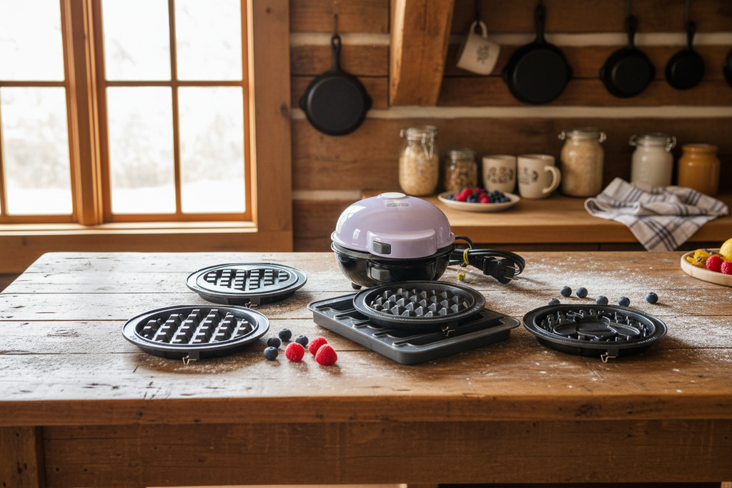Waffle Iron Plates - Log Cabin Kitchen Ad